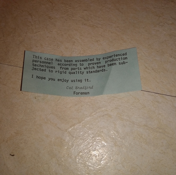 Vintage Samsonite Suitcase with all Original Tags - Picture 8 of 13